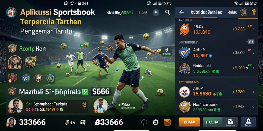 Tampilan menarik dari gameplay taruhan Sportsbook 333666.