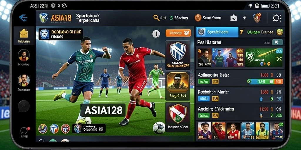 Gameplay menarik dari aplikasi sportsbook ASIA128 yang memikat pengguna.