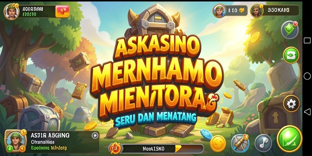 Gameplay menara pertahanan seru di ASKASINO yang penuh strategi.