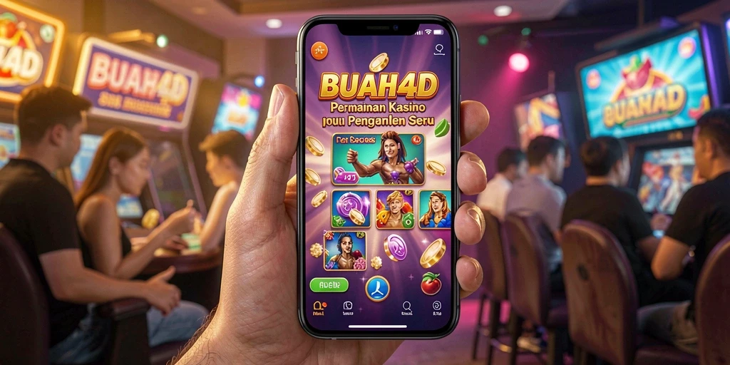 Tampilan gameplay seru dalam aplikasi Kasino BUAH4D.