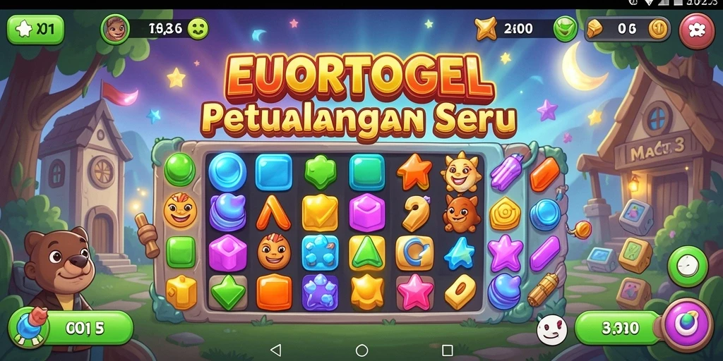 Gameplay seru EUROTOGEL dengan kombinasi warna yang menantang.
