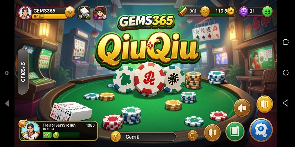 Tampilan gameplay seru dalam GEMS365 yang menarik hati pemain.
