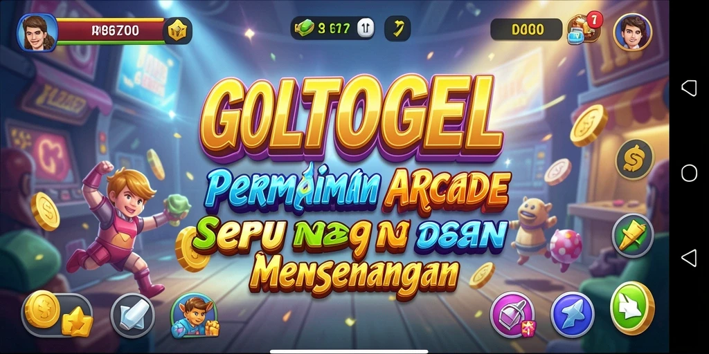 Screenshot GOLTOGEL menunjukkan aksi seru gameplay Arcade yang mendebarkan.