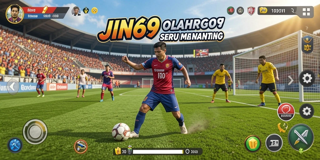 Screenshot utama JIN69 menampilkan gameplay seru dalam olahraga.
