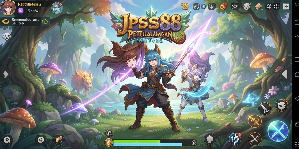 Tampilan gameplay seru dalam JPS88 yang membawa Anda ke dunia Anime.