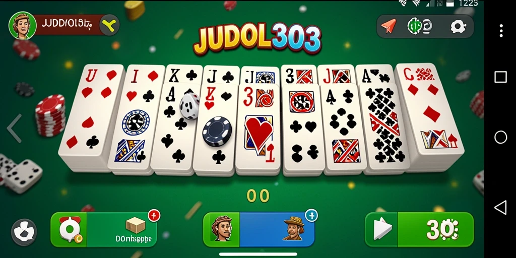 Screenshot JUDOL303 yang menunjukkan gameplay seru dari permainan Domino.