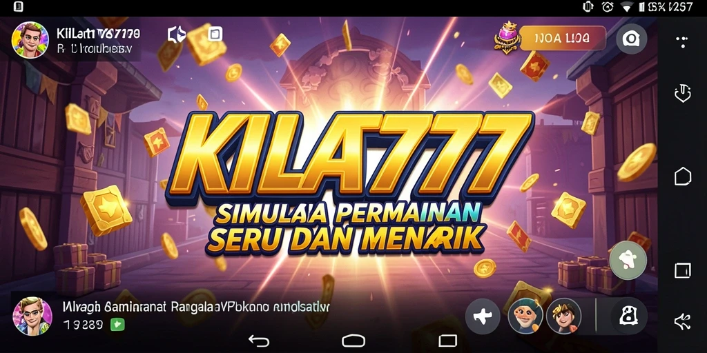 Screenshot KILAT777 menampilkan gameplay yang seru dan interaktif.