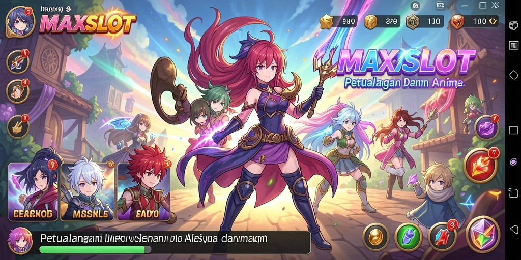 Gameplay seru dalam dunia Anime yang penuh petualangan.
