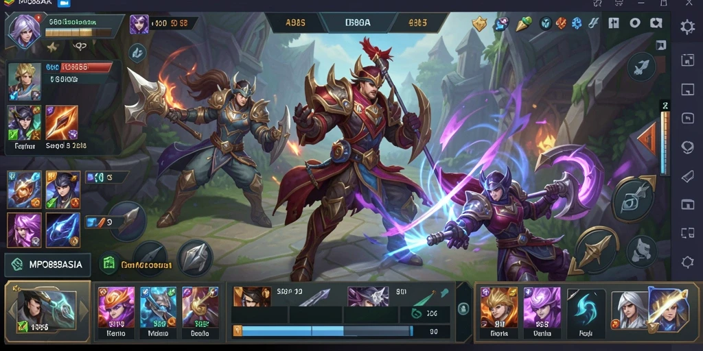 Tampilan gameplay seru dan strategis dalam MPO88ASIA.