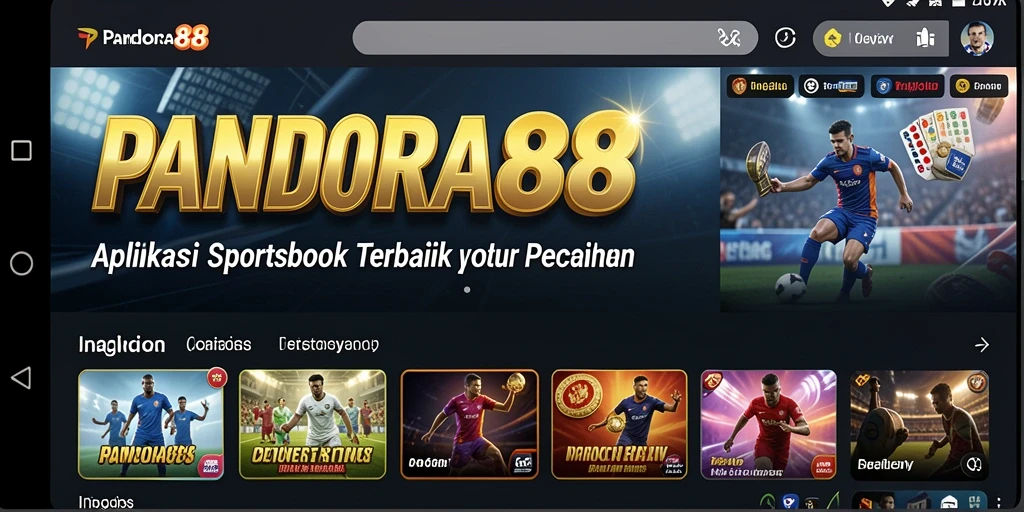 Tampilan gameplay Sportsbook PANDORA88 yang menarik dan interaktif.