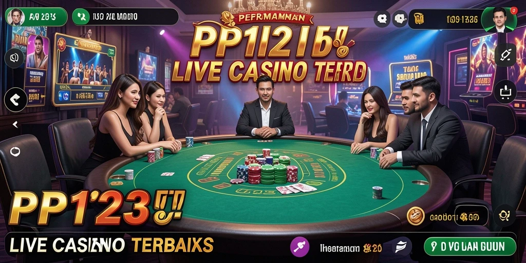 Tampilan gameplay menawan di PP123 dengan dealer langsung.