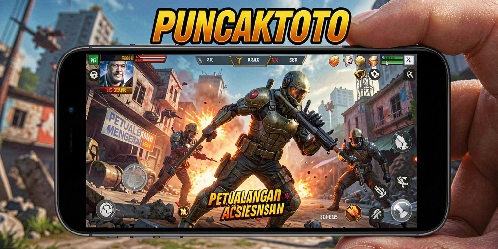 Tangkapan layar gameplay PUNCAKTOTO menampilkan aksi seru di dunia fantasi.