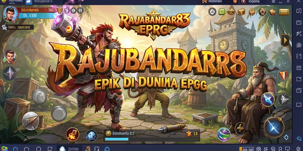 Menampilkan aksi pertarungan menegangkan dalam dunia RAJABANDAR88.