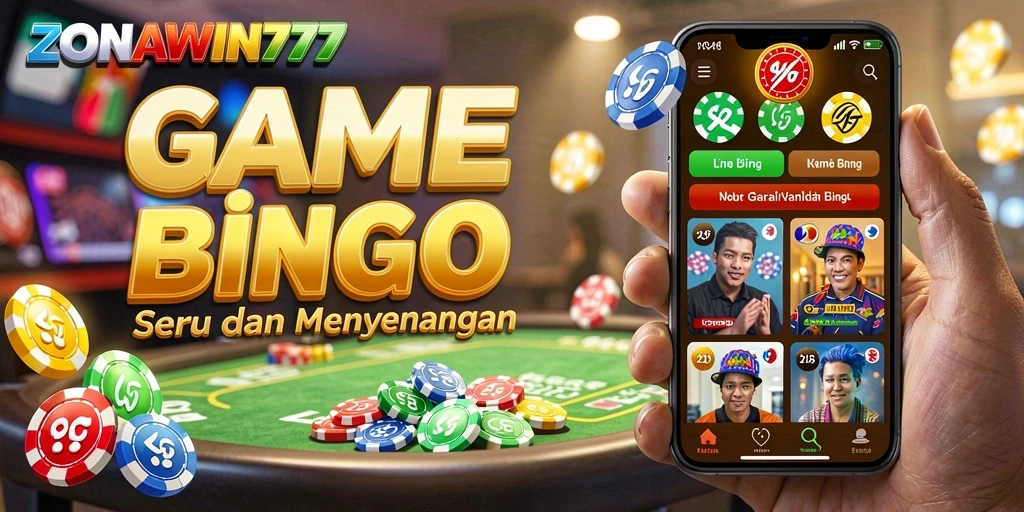 Screenshot gameplay ZONAWIN777 yang menampilkan keseruan permainan Bingo.